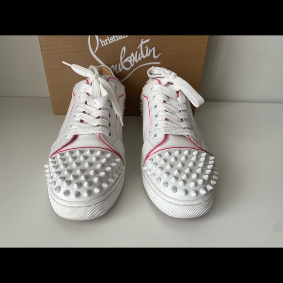 Christian Louboutin Vieira Spikes Sneakers 38 - Picture 2 of 6